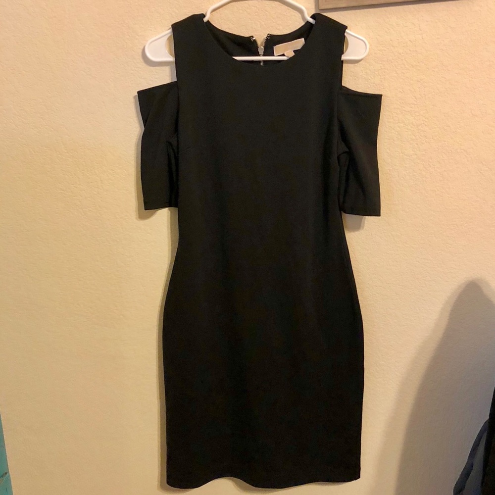 Open Shoulder Dress LBD MICHAEL KORS